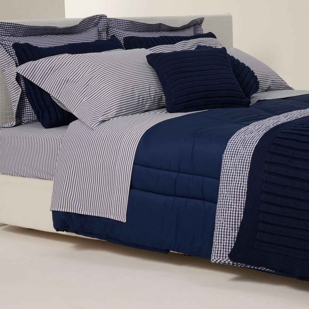 01 10 2440 JOGO DE LENCOL MIX AND MATCH LISTRAS Marinho 002